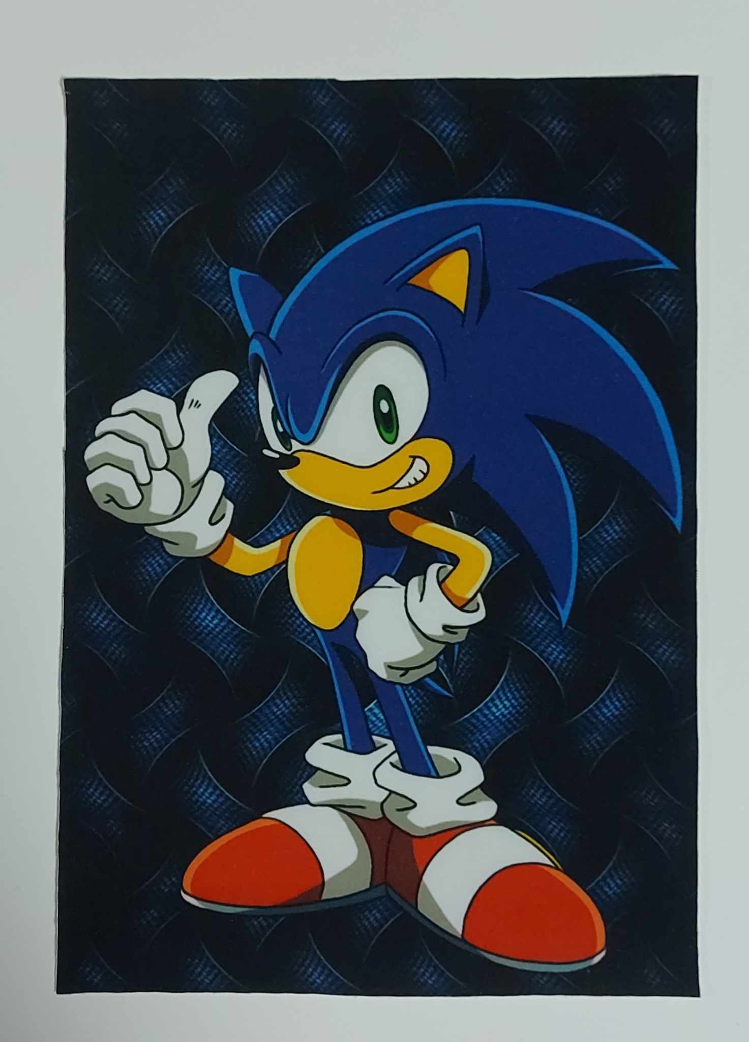 Sofftshelový panel 14cm x 20cm, Sonic