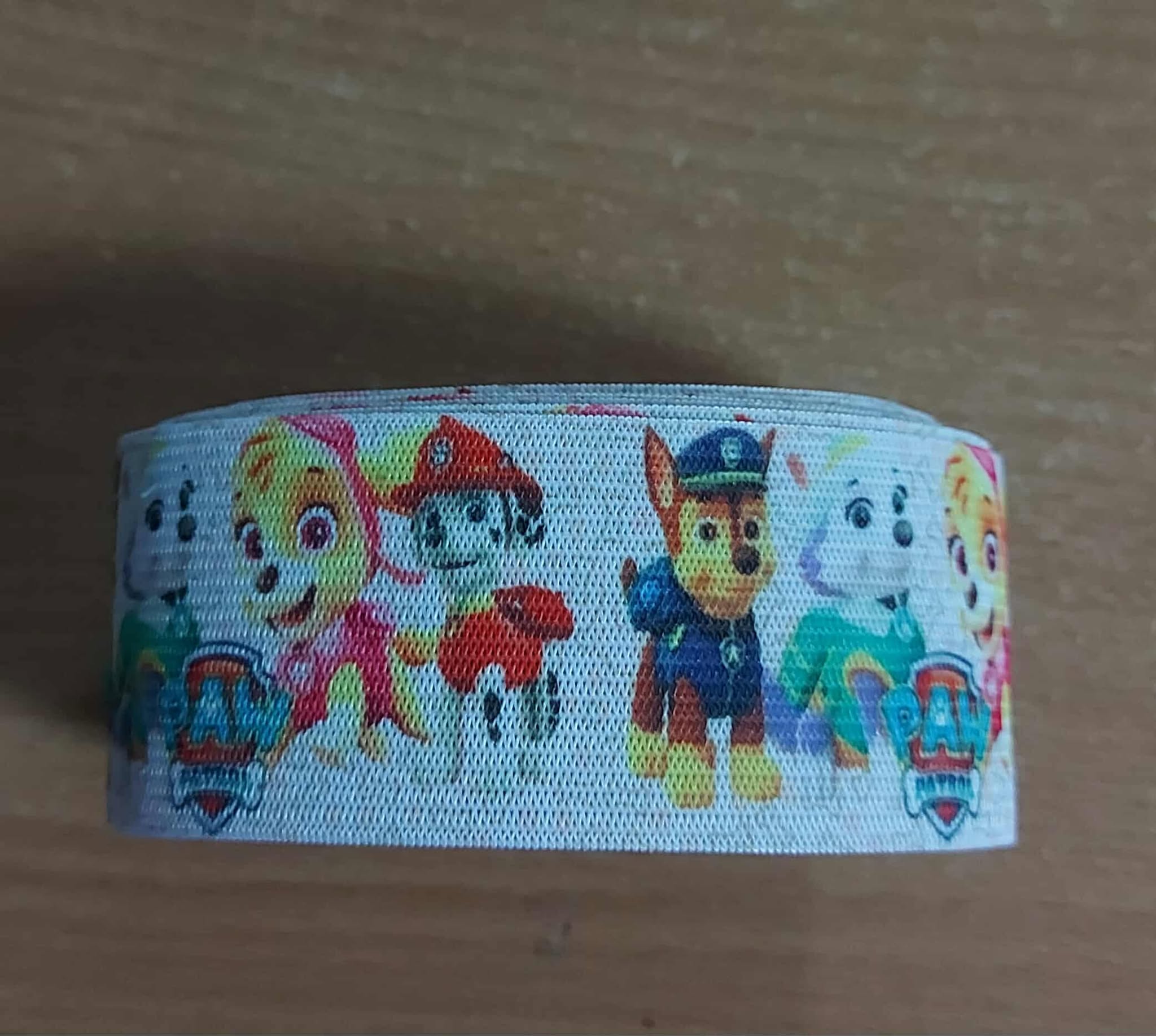 Galonová potištěná guma 4cm Paw Patrol