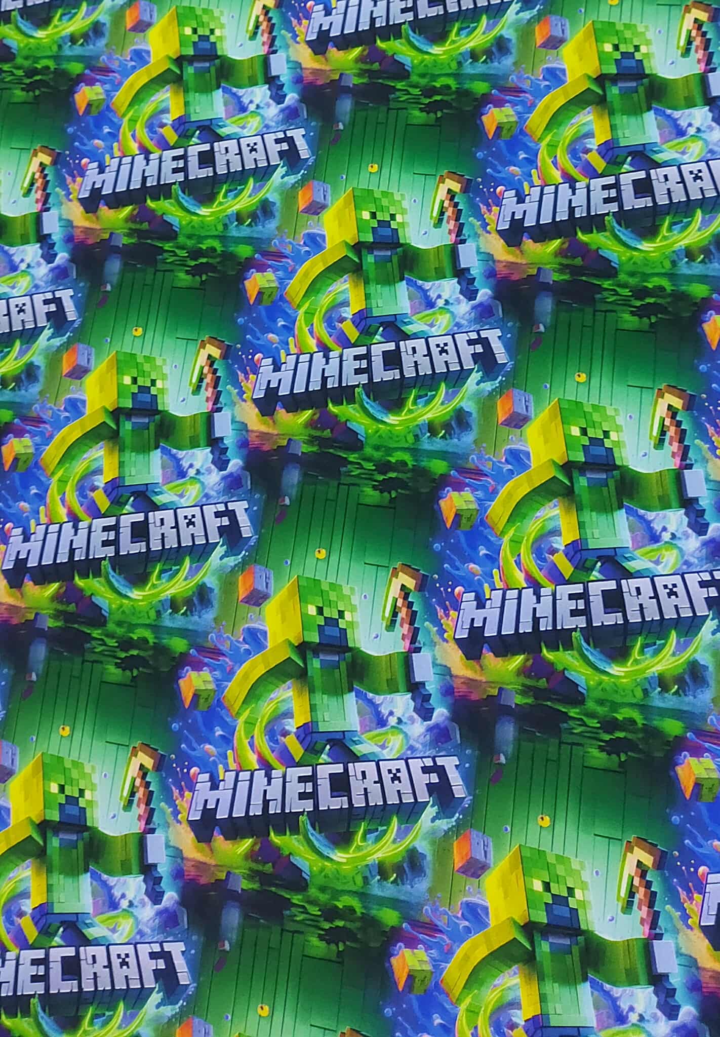 Zimní softshell-Minecraft