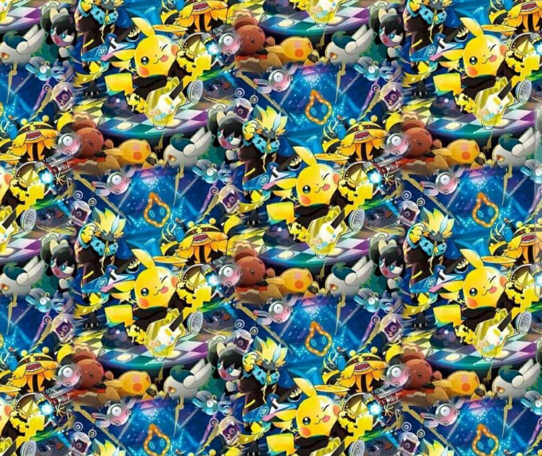 Zimní softshell- Pokemon