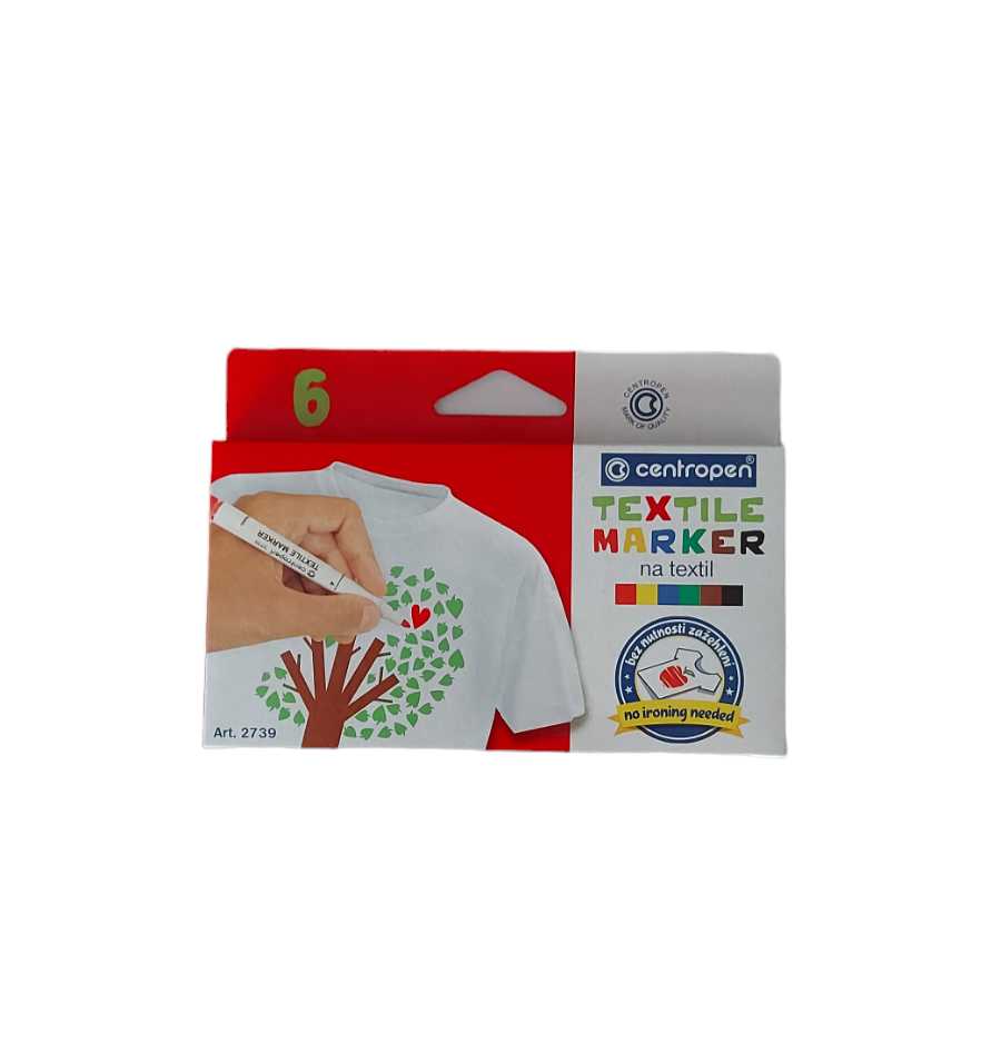 Značkovač na textil - sada 6 ks