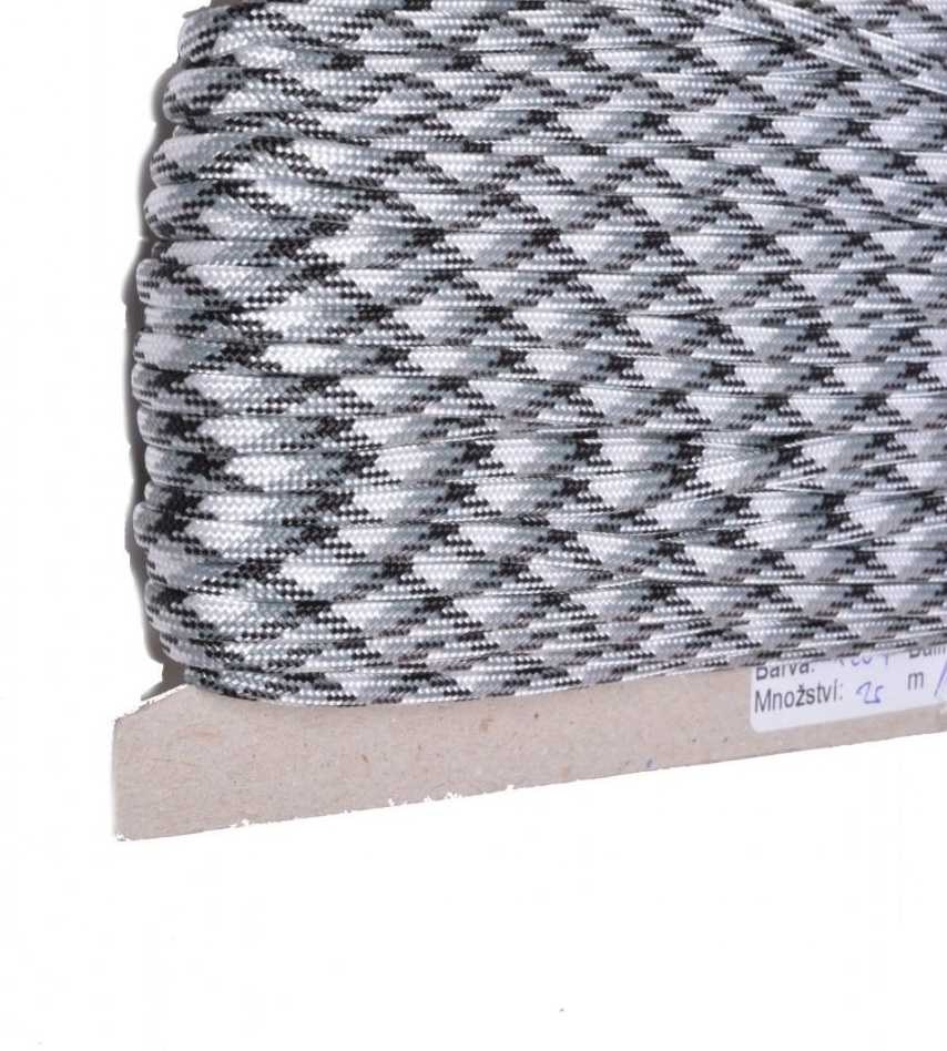 Šnůra PARACORD 4mm nosnost až 270 kg