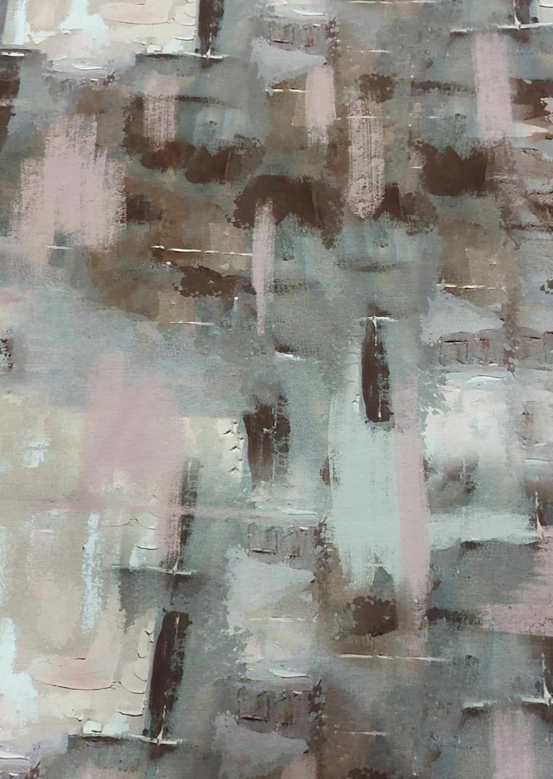Velký panel - hnědá abstrakce