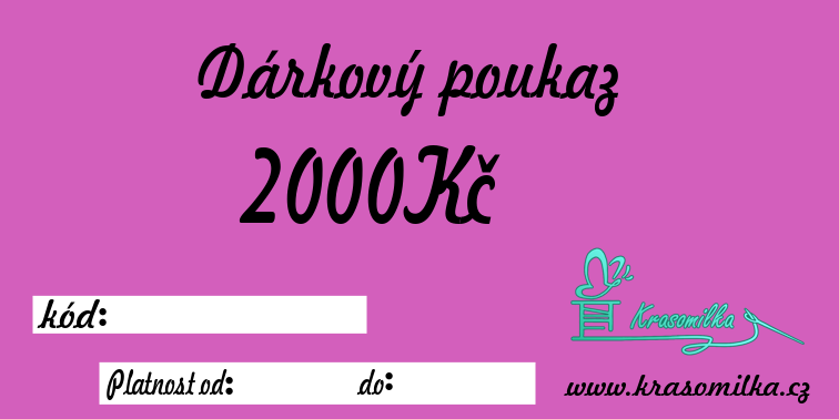 Dárkový poukaz 2000kč