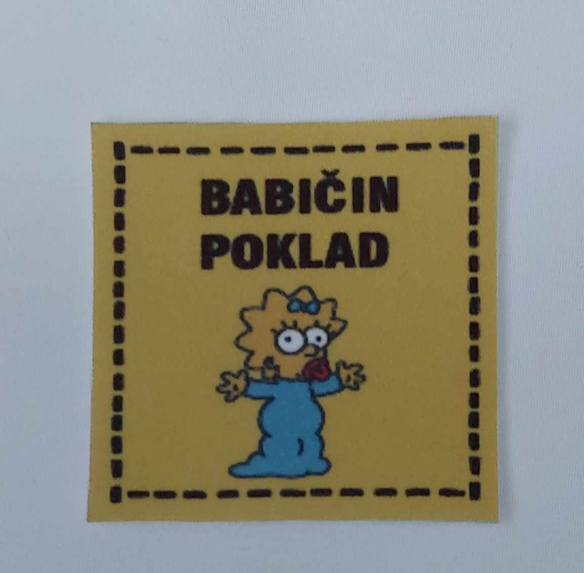 Látková nášivka - Babičin poklad