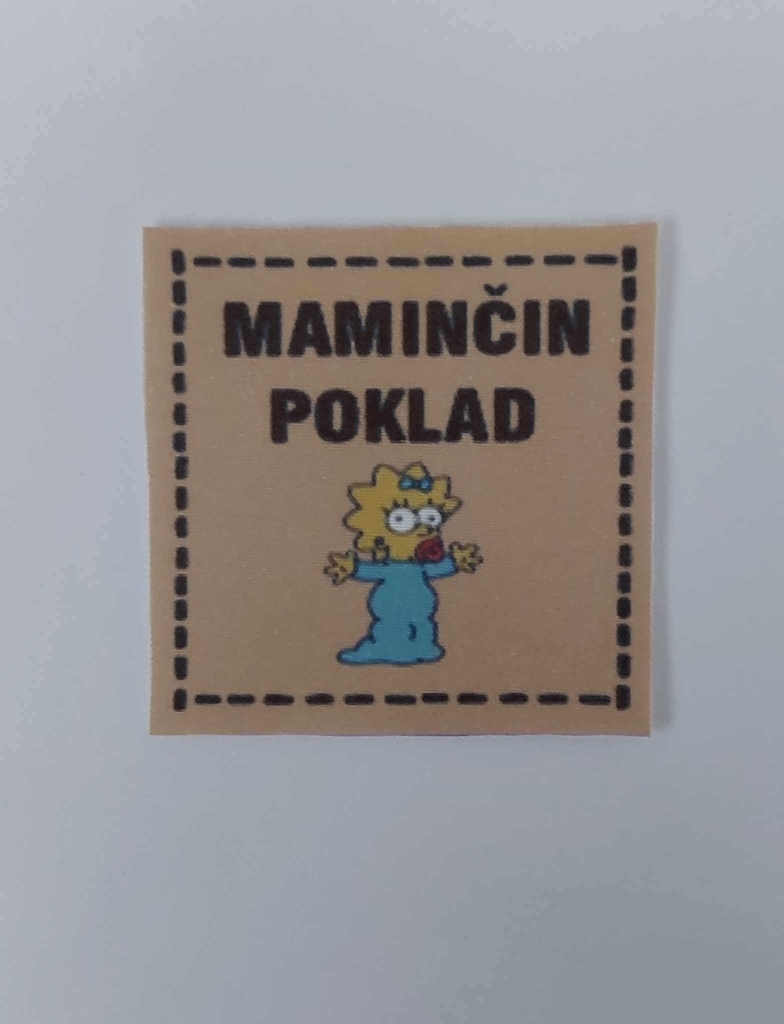 Látková nášivka - Maminčin poklad