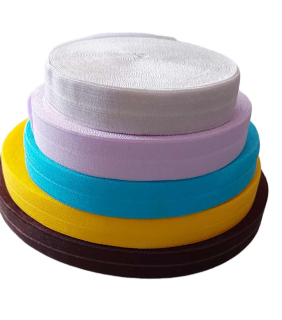 Elastický lemovací proužek 19 hnědá