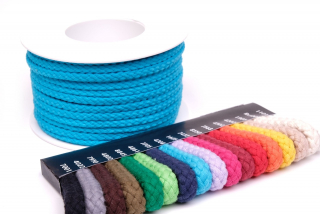 Oděvní šňůrka 6mm - 4202 tmavě žlutá