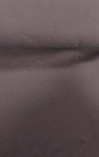 Náplet žebrovaný - hnědá- čokoláda