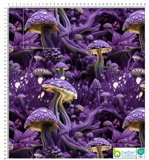 Teplákovina - Fialové houbičky