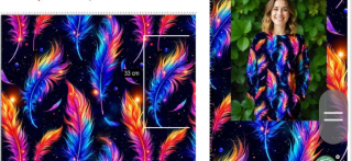 Úplet - Barevné peří