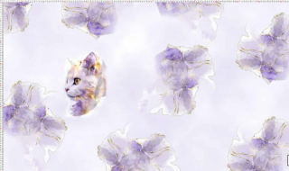 Panel úplet- Jemná kočka 90x180cm