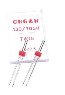 Strojové jehly Dvojjehla-Organ 130/705H Twin 80/2,5