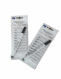 Nažehlovací štítek+popisovač