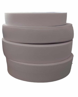 Galonová guma 80 mm(Pruženka) bílá