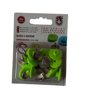 Knoflík DRESSKING - hráškově zelená