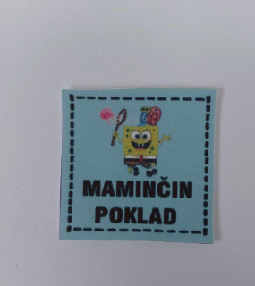 Látková nášivka - Maminčin poklad 