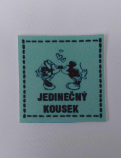 Látková nášivka - Jedinečný kousek 